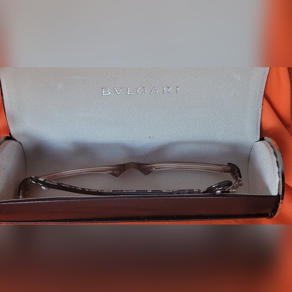 Bvlgari 4051-B eyeglass frames - transparent front, jeweled sides - Picture 11 of 11